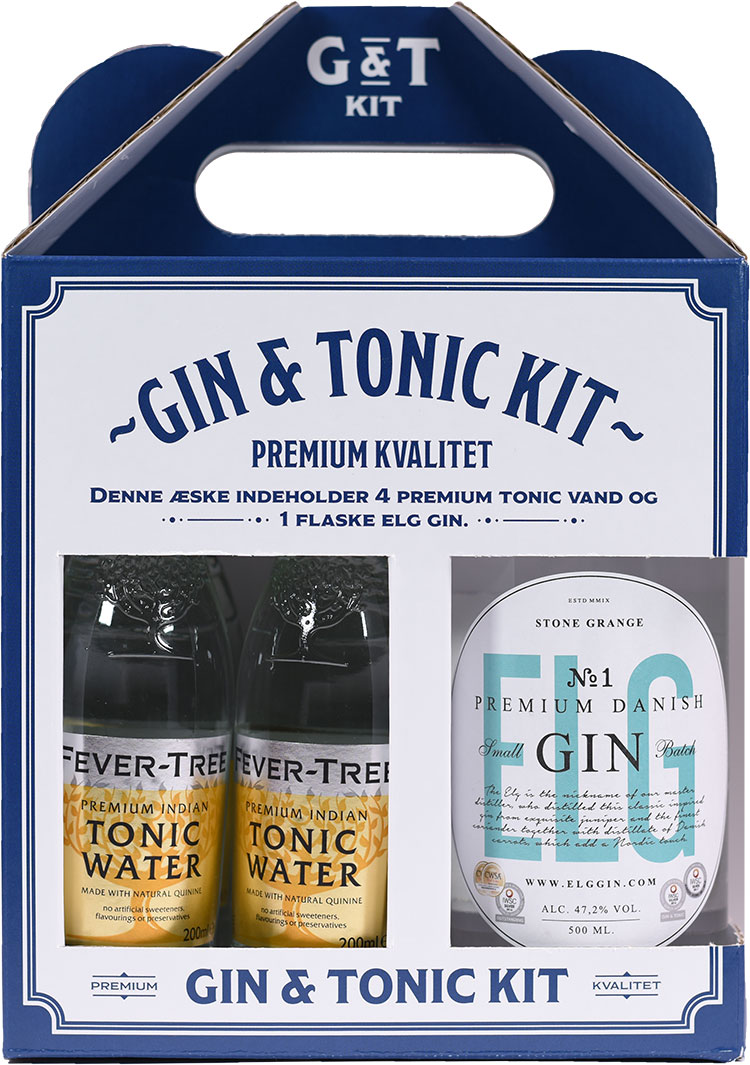 ELG Gin & Tonic kit med 4 matchende tonics
